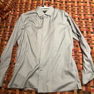 Banana Republic Dress Shirt Grey/Silver